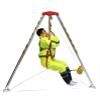 DLYZAYE Confined Space Tripod Kit 7ft Legs, 1200/1800/2600lbs Firefighting Rescue Tripod for Pipelines Tunnels Sewer, 98' Cable Lift System with 33' Fall Protection(1200LBS Winch) view 1