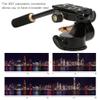 Aluminum Alloy 3 - Way Damping Video Tripod Head | 6KG Load & 360 Panoramic Capture | DSLR Camera Tripod/Monopod Head with Quick Load Plate & Pan Bar Handle view 4