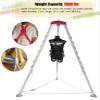 DLYZAYE Confined Space Tripod with 1200Lbs Winch & 30M Wire Rope, Rescue Tripod for Sewer Wellhead, Easy to Assemble, Confined Space Tripod Kit,2600IBS-2 view 3