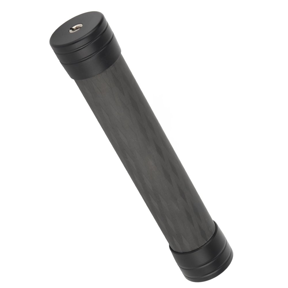 Carbon Fiber Extension Rod | 8.3in Specialized Handheld Pole Stick/Monopod Stabilizer | Lightweight 97g with 1 / 4in & 3 / 8in Screw Holes | Sturdy for Photography/Vlogging