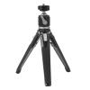 Tabletop Tripod 360 Rotating Ball Head | 4kg Load Capacity & Secure Silicone Feet | 2 in 1 Mini Tripod for Camera/Phone/Projector | Aluminum Alloy, 1/4 Screws view 1