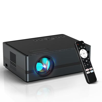 2000 ANSI Netflix Licensed Projector, Native 1080P 4K Supported Smart WiFi Bluetooth Projector, Auto Focus & 6D Keystone, Dolby Audio,Built-in Apps Home & Outdoor Cinema with HDMI/USB/AV Input