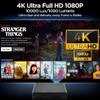 2000 ANSI Netflix Licensed Projector, Native 1080P 4K Supported Smart WiFi Bluetooth Projector, Auto Focus & 6D Keystone, Dolby Audio,Built-in Apps Home & Outdoor Cinema with HDMI/USB/AV Input view 2