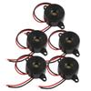 Cabilock 5Pcs Piezo Electric Tone Alarm High Decibel Wire Leads Compact for Electronic Automotive Equipment Alarms and More view 1