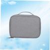 DOITOOL Travel Electronics Storage Bag Multifunctional Digital Accessories Organizer for USB Cables Earphones and More Single Layer Grey Pouch for Easy Packing and Portability view 3