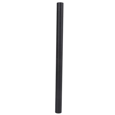 15mm Carbon Fiber Camera Rail Tube Rod | High - Density Thread for Follow Adjustment Rig/Cage System | Lightweight & Sturdy for DSLR/Mirrorless Cameras | 15-40cm Length (30cm)