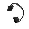 ZHANGLH Desktop Computer ATX Power Supply 4pin Fan Extension Cable D-Port IDE Male Female Cord 18cm view 2