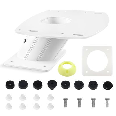APT-F-150-01 Aluminum Radar Mount 6" Forward Leaning Compatible with Garmin Raymarine Simrad Radomes