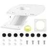 APT-F-150-01 Aluminum Radar Mount 6" Forward Leaning Compatible with Garmin Raymarine Simrad Radomes view 1