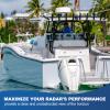 APT-F-150-01 Aluminum Radar Mount 6" Forward Leaning Compatible with Garmin Raymarine Simrad Radomes view 4