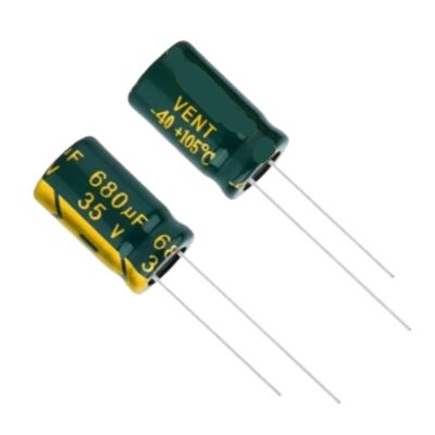 100PCS High Frequency Low Resistance 680UF 35V 10X20MM electrolytic Capacitor