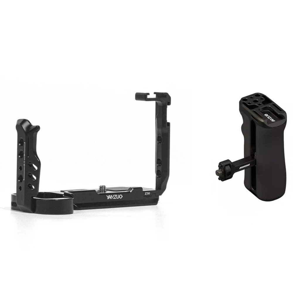 Camera Cage Z 50 Aluminum Alloy cage for Nikon Z50 Camera (Cage and Side Grip)