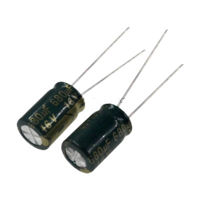 10-20pcs 16V680UF 8 * 12 680uf 16V Low ESR/impedance high Frequency Aluminum electrolytic Capacitor Size 16V 680uf 20%(10PCS)