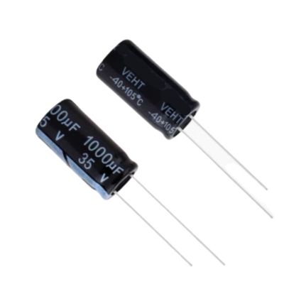100PCS Power Board Plug-in electrolytic Capacitor 1000UF 35V 10X20