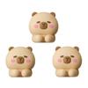 Capybara Cable Organizer, Adorable Animal-Shaped Cable Clips, Desk Cable Management Cord Holder for Home and Office, Cute Wire Clips for Headphones, Chargers, USB Cables (3-Pack) view 1