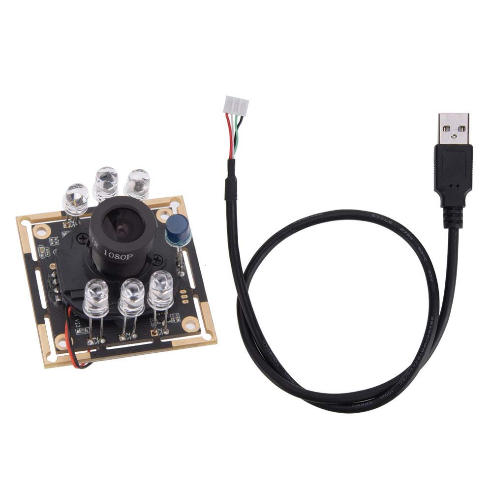 YedaHcy USB Camera Module with OV9732 Chip IR Cut Face Recognition 1280x720 30fps 72 Field of View for Clear Imaging on Multiple Operating