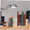 DECHOUS Modern Design Acrylic Record Display Rack Cd Tower Storage Container for Home Office view 3