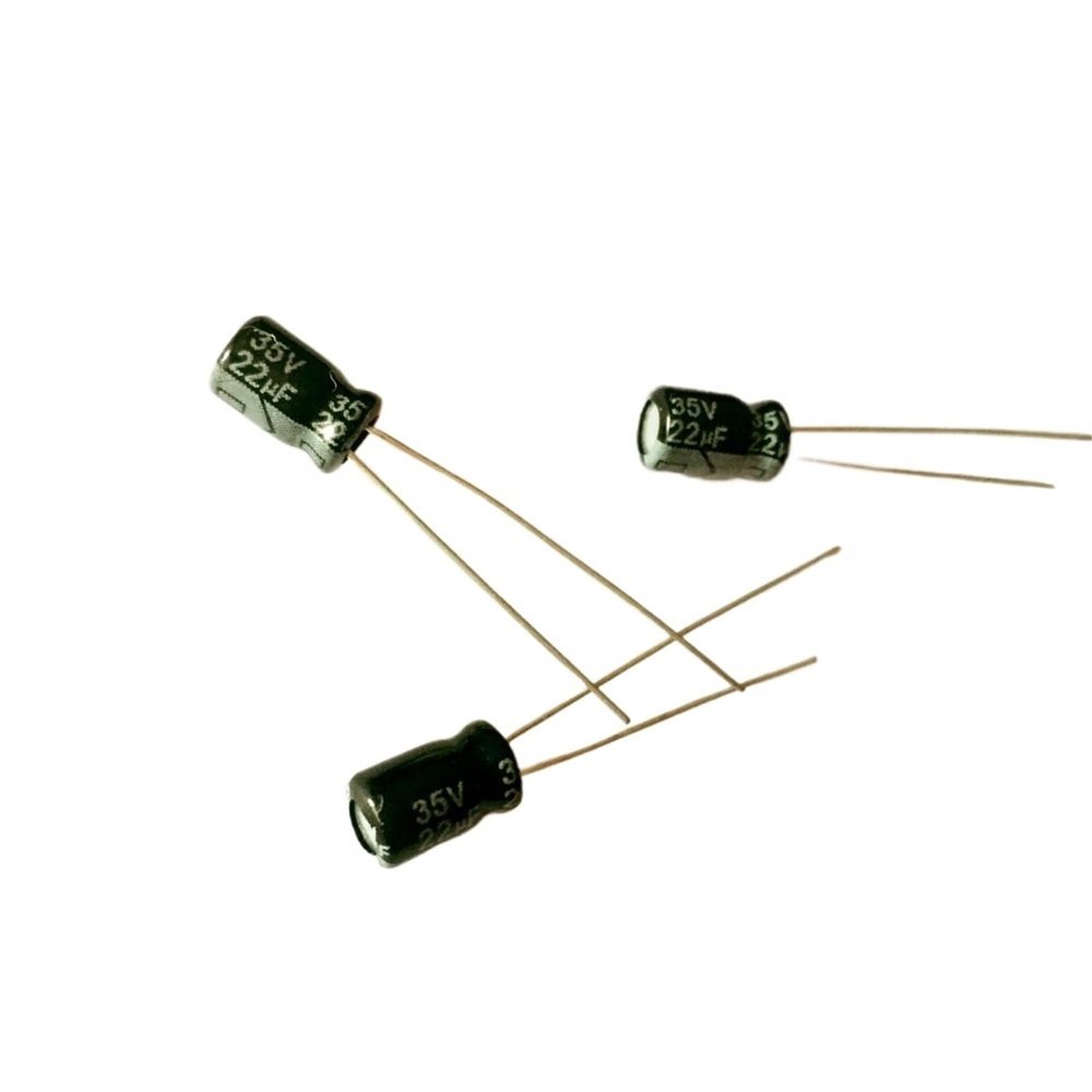 1000PCS 10uF 22uF 33UF 47uF 100uF 220uF 50V 35V 25V 16V 10V 5 * 7 Aluminum Electrolytic Capacitor(100UF 10V)