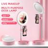 YUYUFA Light 6inch Fill Light 64LED Desktop Lamp Dimmable with Phone Holder Extendable Stand for Selfie Makeup(D) view 3