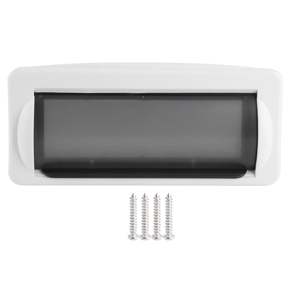 AYQEBNC Marine Radio Cover,ABS Marine Boat Single DIN DVD Radio Shield Waterproof Cover White Splash Guard Flush Mount