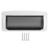 AYQEBNC Marine Radio Cover,ABS Marine Boat Single DIN DVD Radio Shield Waterproof Cover White Splash Guard Flush Mount view 1