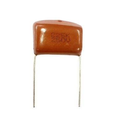 100PCS 250V 225 2.2uF 20mm 225K 250V Metallized Polyester Film Capacitor