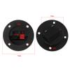 2 PCS Round Plate Terminal Strip Push Connector Block 2 Position Amplifier Spring Jointing Clamp Test Clip view 2