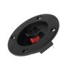 2 PCS Round Plate Terminal Strip Push Connector Block 2 Position Amplifier Spring Jointing Clamp Test Clip view 4