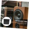 Tofficu 5pcs Speaker Port Tubes for Home Bar and Shows Easy to Install Speaker Voice Outlet Accessory for Enhanced Sound Quality Black view 2