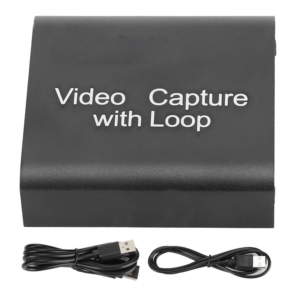 NutriEss Video Capture Card with HD Multimedia Interface Loop Out USB Live Game Capture Board for Switch Laptop