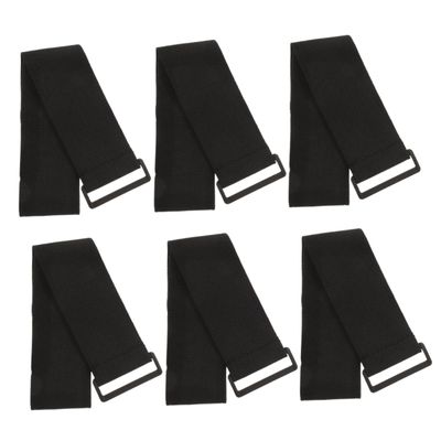 balacoo 6pcs Elastic Straps Loop Hook Straps for Binding Adjustable for Sports Fishing and Outdoor Activities
