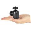 Happyyami 360 Degree Rotating Metal Camera Ball Head Adapter 1/4 3/8 Inch Screw Mount for Tripods Compatible DSLR Projectors and Mic Accessories 2PCS Black view 4