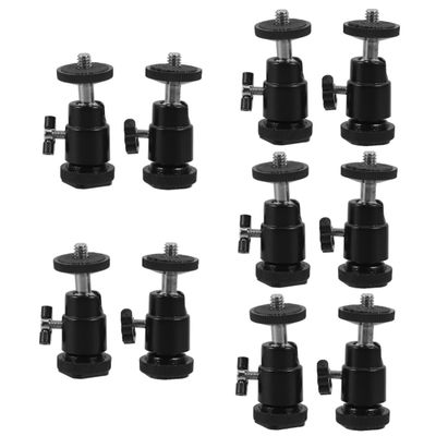 DOITOOL 3sets 2pcs Ball Head Mount Tripod Accessory for Projectors Cameras Rotating Aluminium Alloy Tripod Head Stable Versatile Design for Live Streaming Photography 2pcs*3