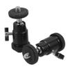 DOITOOL 3sets 2pcs Ball Head Mount Tripod Accessory for Projectors Cameras Rotating Aluminium Alloy Tripod Head Stable Versatile Design for Live Streaming Photography 2pcs*3 view 2