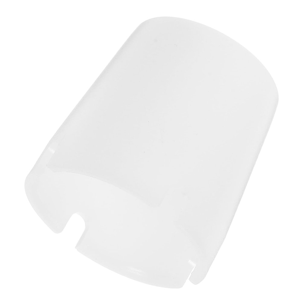 DOITOOL White Flashlight Diffuser Dome Non-Dazzling Plastic Cap for Indoor Reading Hiking and Tent Lighting Soft Light Cover for Improved Visibility