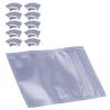 100Pcs 6x9cm Antistatic, Set Resealable Pouch Storage Antistatic,Hard Small ESD Bags,Resealable Hard Drive Bags & Cases for Electronic Accessories Static Silver Gray Flat view 4