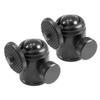 ARTIBETTER 2Pcs Metal Rotating Ball Head for Tripod Mount Compatible with Cameras and Projectors Compact and Lightweight for Travel and Outdoor Sports Recording Stable and Reliable view 1
