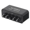 Bi Directional Audio Switcher, 5 Way Stereo Audio Switch Splitter, Easy to Use for Multimedia Conference Room, Aluminum Alloy Housing, Beautiful Sound Quality view 1