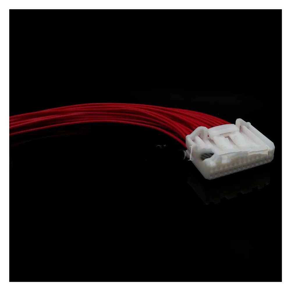 1 Set 28 Pin 1565377-1 1565380-1 90980-12555 Car Audio Navigation Rear View Harness Connector Car Terminal Linker(Female 20cm wires)