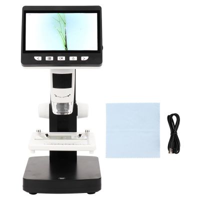 1000X HD Microscope Portable with Screen Non Slip Base for WindowsXP Vista OS X Ideal for Observation Learning Detection