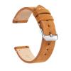 HMFang Watch Leather Bracelet 18mm 20mm 22mm Wristband Watch Accessories Calfskin Suede Watch Strap Men Women(Gray Blue_22mm) view 4