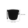CAXUSD 2pcs Lens Pouch Shockproof Camera Lens Case for and Accessories Versatile Storage for Photographers view 2