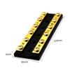 Lurrose DC 32V 60A Heavy Duty Dual Bus Bar Power Distribution Block Cover for Car and Boat 6 Position Terminal for Automotive and Marine Use view 3