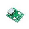 100pcs Micro USB to DIP Adapter 5pin Female Connector B Type PCB Converter pinboard view 2
