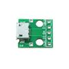 100pcs Micro USB to DIP Adapter 5pin Female Connector B Type PCB Converter pinboard view 3