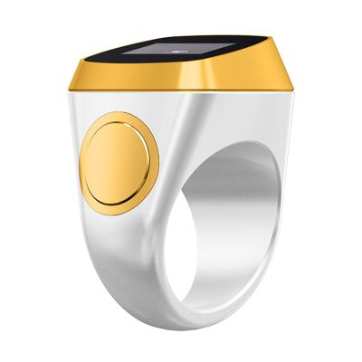 jiingekk Fashionable Rings With Middle East Time Notification & Guidance Compact Counting Device For Frequent Travelers