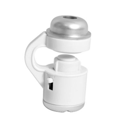 OSALADI Clip LED Phone Microscope Magnifier Portable Magnification for Mobile Devices for Close Up Observation OPP Bag Packaging White