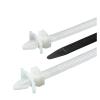 100pcs Wire Harness Fasteners Clips Cable Ties for Automotive Corrugated Pipes and Automotive Styling(13cm White-100 pcs) view 4