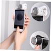 OSALADI 30times Portable Clip Microscope Led Light for Mobile Phones Magnification Convenient OPP Bag Packaging for Observing Details Compatible Smartphones White view 2