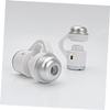 OSALADI 30times Portable Clip Microscope Led Light for Mobile Phones Magnification Convenient OPP Bag Packaging for Observing Details Compatible Smartphones White view 3